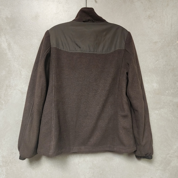 Cg.l.cg Chocolate Brown Puffer Vest With Reversible Under Jacket Size La… - Picture 8 of 13